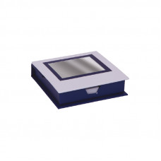 ARONİYA LACİVERT AYNALI NOTLUK