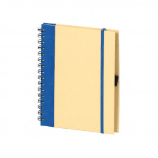 FUNDA LACİVERT SPİRALLİ NOTLUK