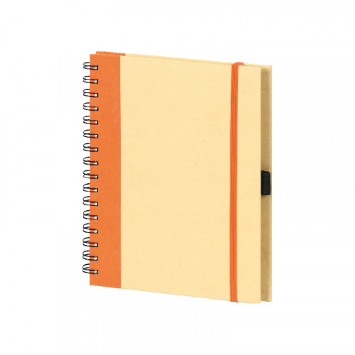 FUNDA TURUNCU SPİRALLİ NOTLUK