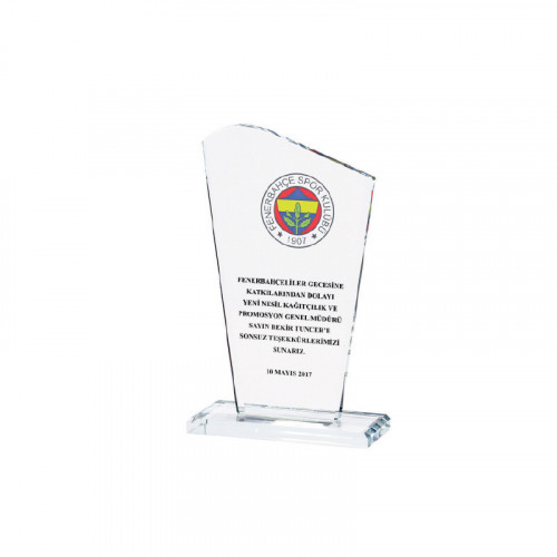 ÖNDER KRİSTAL PLAKET