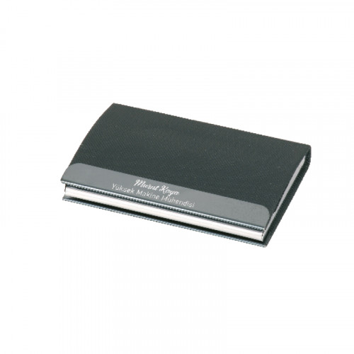NAZENDE MAVİ DERİ KARTVİZİTLİK